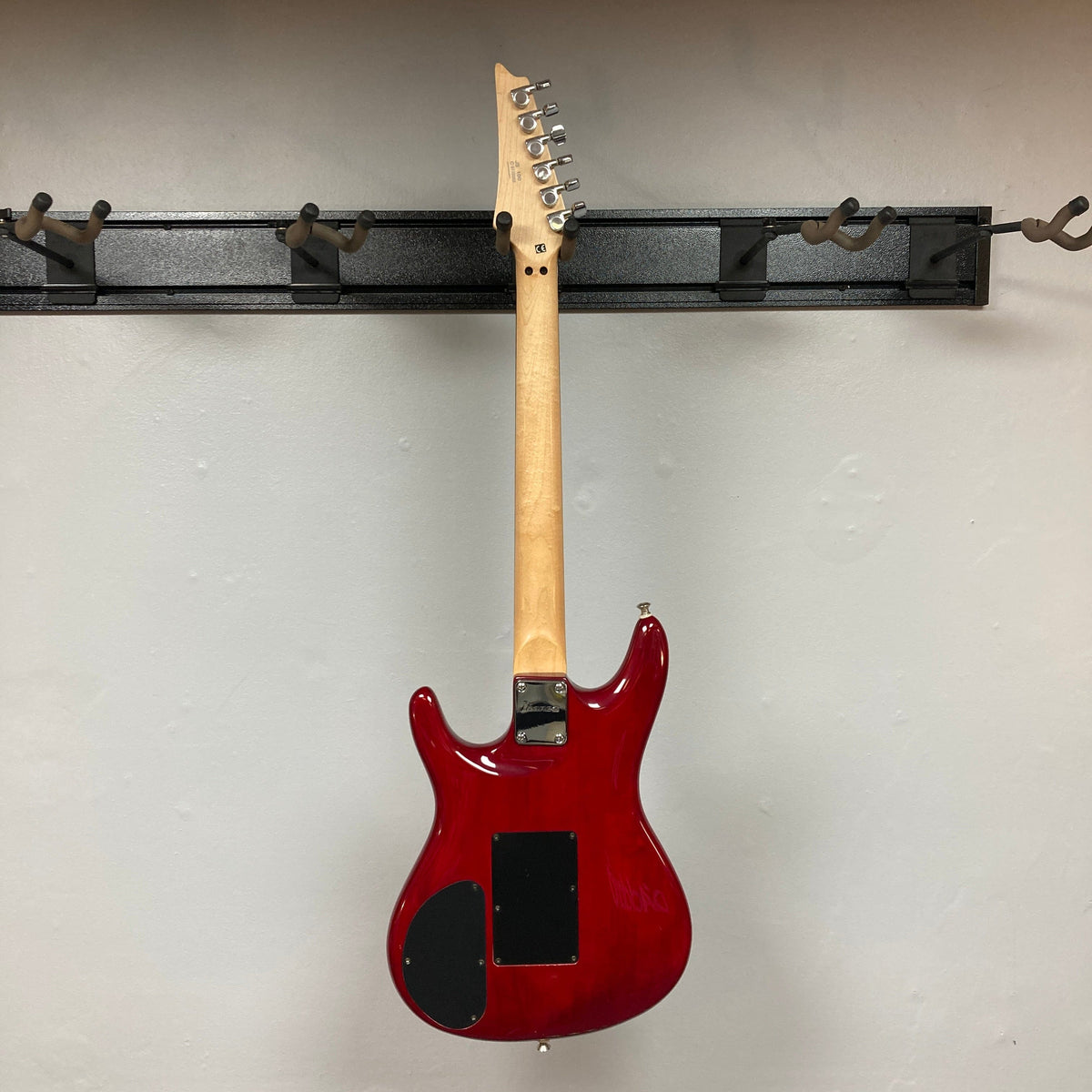 1999 Ibanez JS100 – Trans Red – Signed by Joe Satriani w/case