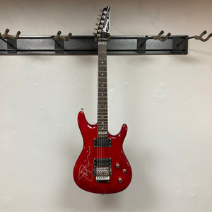 1999 Ibanez JS100 – Trans Red – Signed by Joe Satriani w/case