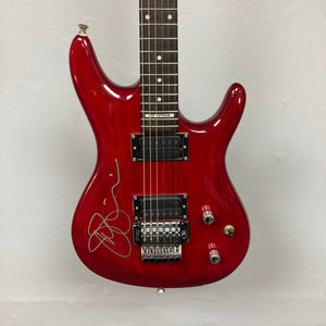 1999 Ibanez JS100 – Trans Red – Signed by Joe Satriani w/case