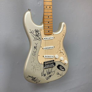 2006 Fender Stratocaster MIM Inca Silver – Signed by Rock Legends