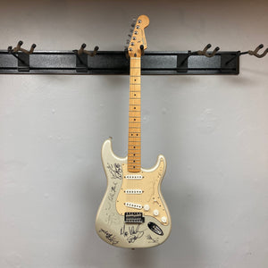 2006 Fender Stratocaster MIM Inca Silver – Signed by Rock Legends