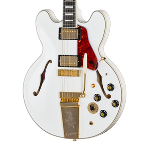 Epiphone Alex Lifeson 1976 ES-355 Reissue, Alpine White - front body