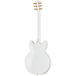 Epiphone Alex Lifeson 1976 ES-355 Reissue, Alpine White - back view