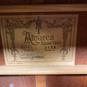 Alvarez YAIRI DY69 Acoustic Guitar