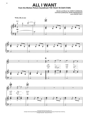 Sheet music from Contemporary Coffeehouse Songs - 2nd Edition, featuring 48 favorites in softcover, highlighting musical notes and text on the pages.