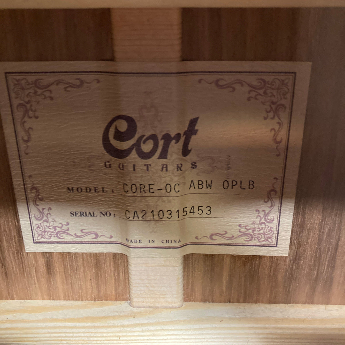 Cort Core-OC Blackwood Acoustic Guitar Consign Used