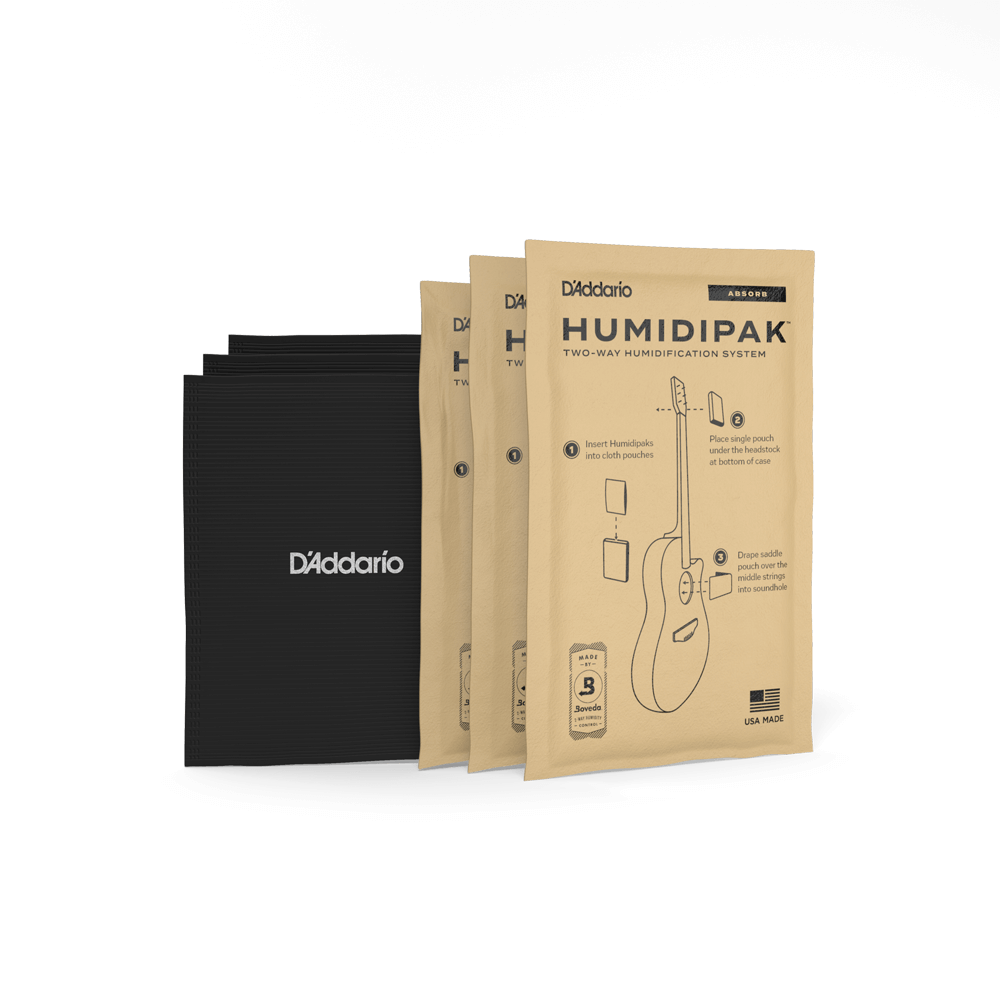 D'Addario Humidipak Absorb Humidity Control System Guitar