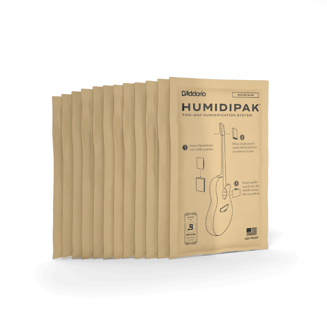 D'Addario Humidipak Maintain Replacement Packet 12-pack