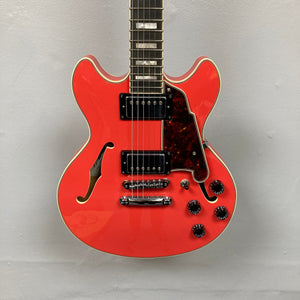 D'Angelico Mini DC Fiesta Red W/BAG / Consign /USED