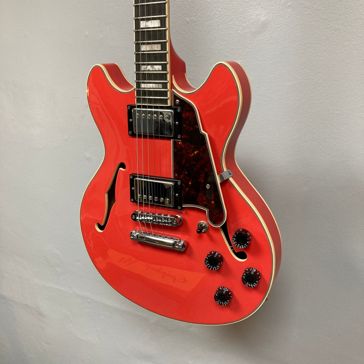 D'Angelico Mini DC Fiesta Red W/BAG / Consign /USED