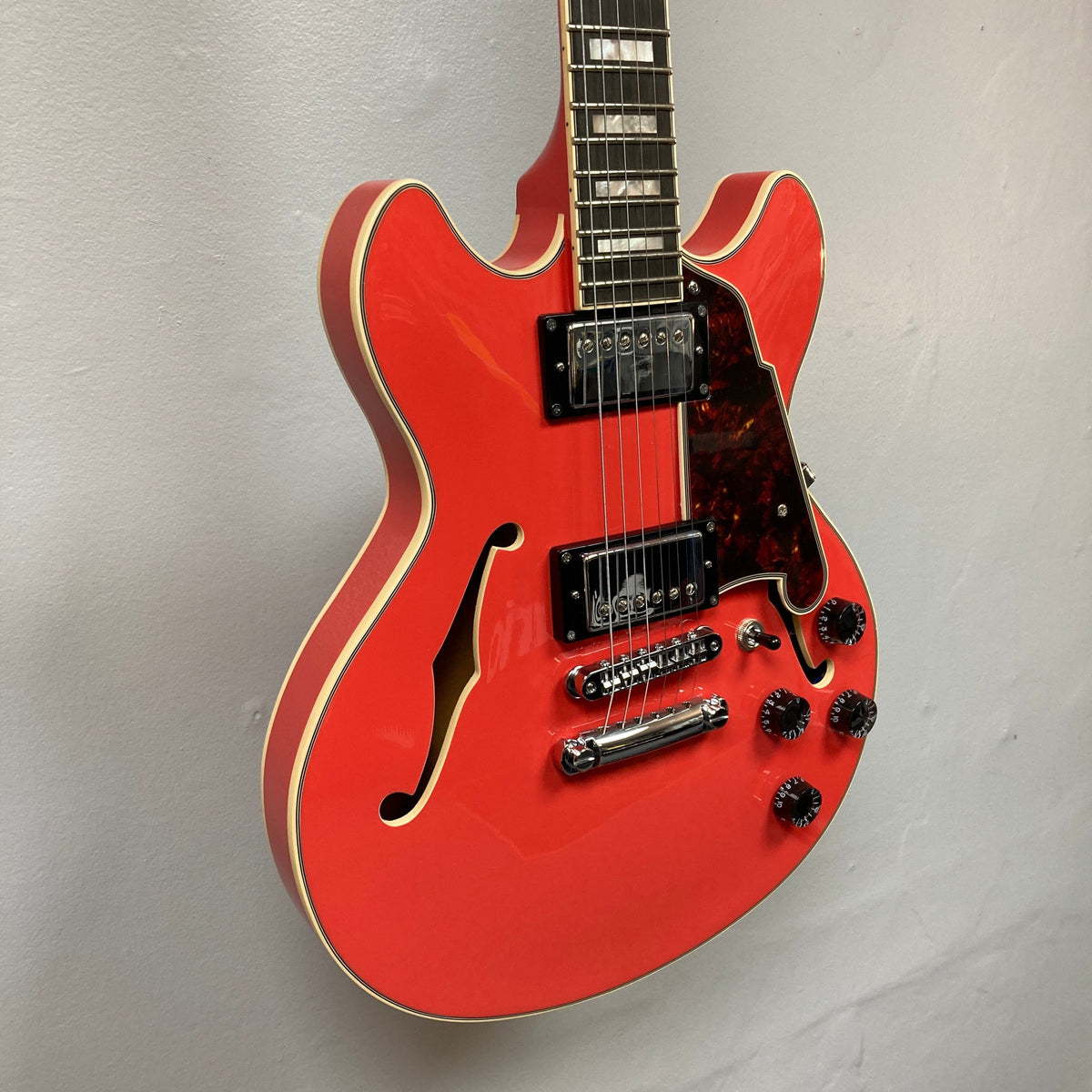 D'Angelico Mini DC Fiesta Red W/BAG / Consign /USED
