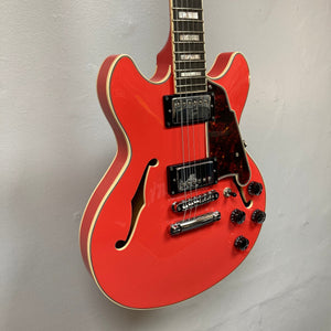 D'Angelico Mini DC Fiesta Red W/BAG / Consign /USED