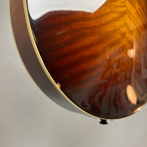 Close-up of Eastman MD604-GB A-Style Oval-Hole Mandolin, highlighting its craftsmanship. Suitable for all musicians, case included.