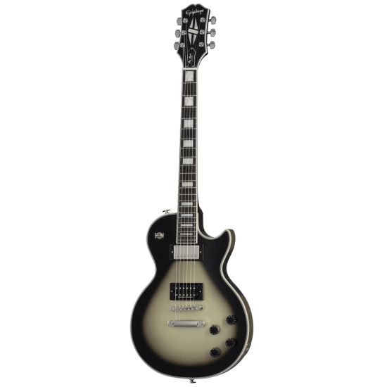 Epiphone Adam Jones Les Paul Custom Art Collection electric guitar featuring Julie Heffernan’s “Self-Portrait as Not Dead Yet” design.