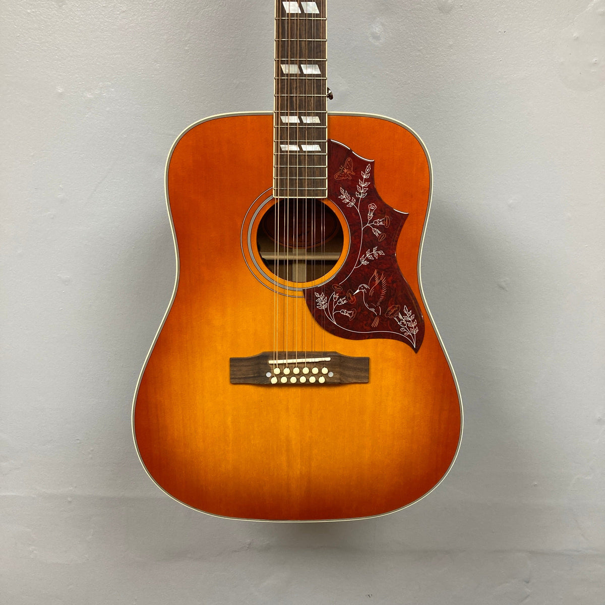 Epiphone Hummingbird 12 String Aged Cherry Burst Used