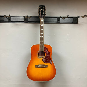 Epiphone Hummingbird 12 String Aged Cherry Burst Used