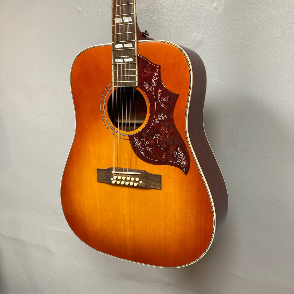 Epiphone Hummingbird 12 String Aged Cherry Burst Used