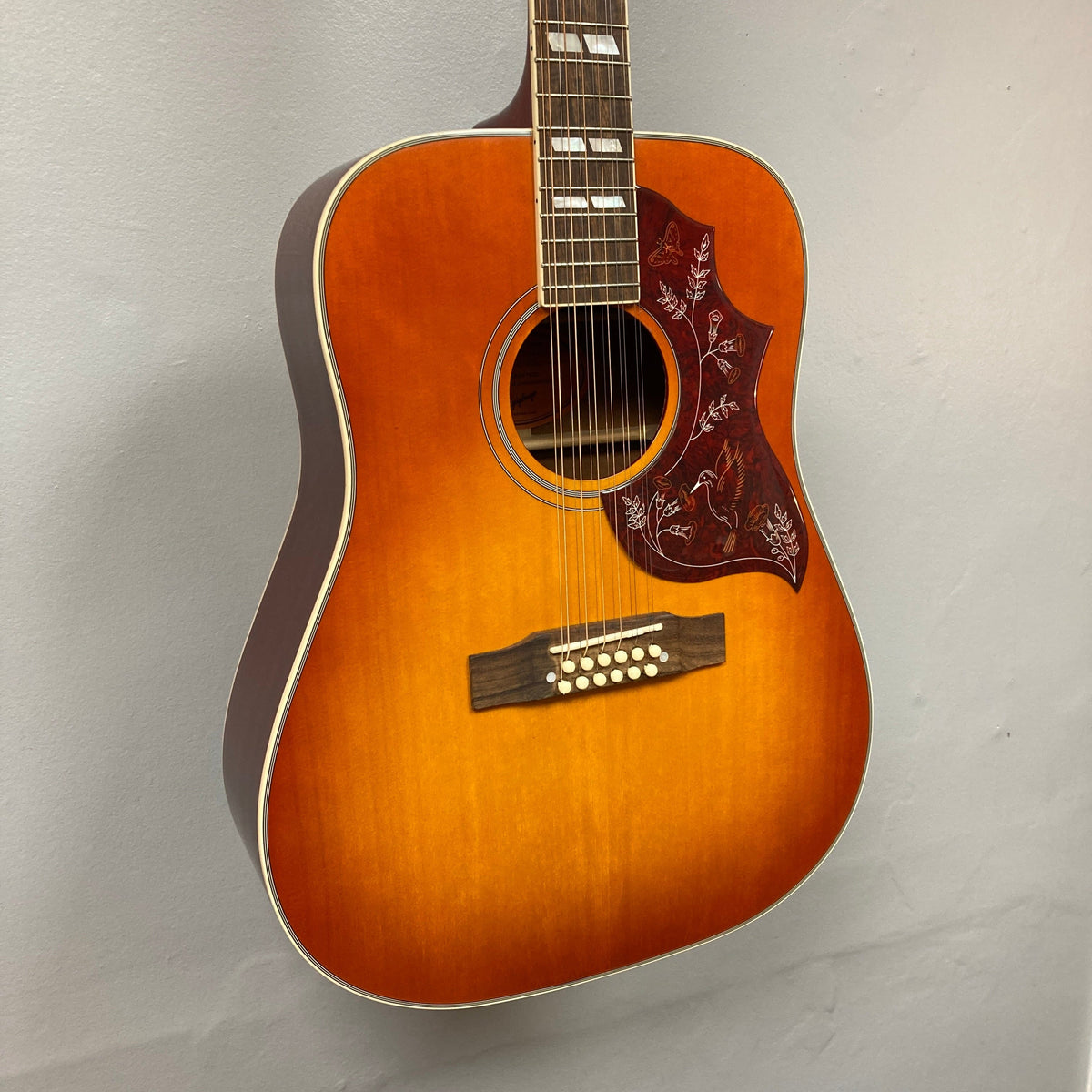 Epiphone Hummingbird 12 String Aged Cherry Burst Used