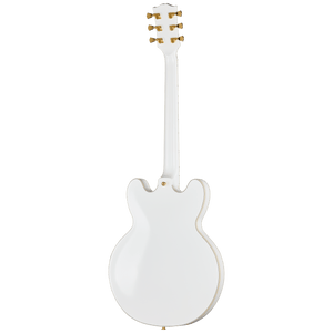 Epiphone Alex Lifeson 1976 ES-355 Reissue, Alpine White - back view