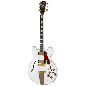 Epiphone Alex Lifeson 1976 ES-355 Reissue, Alpine White - full front view
