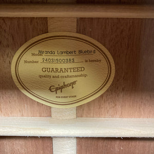 Epiphone Miranda Lambert Bluebird Studio - Bluebonnet