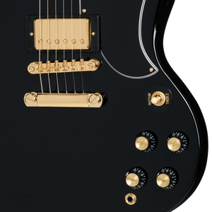 Epiphone SG Custom, Ebony - knobs detail