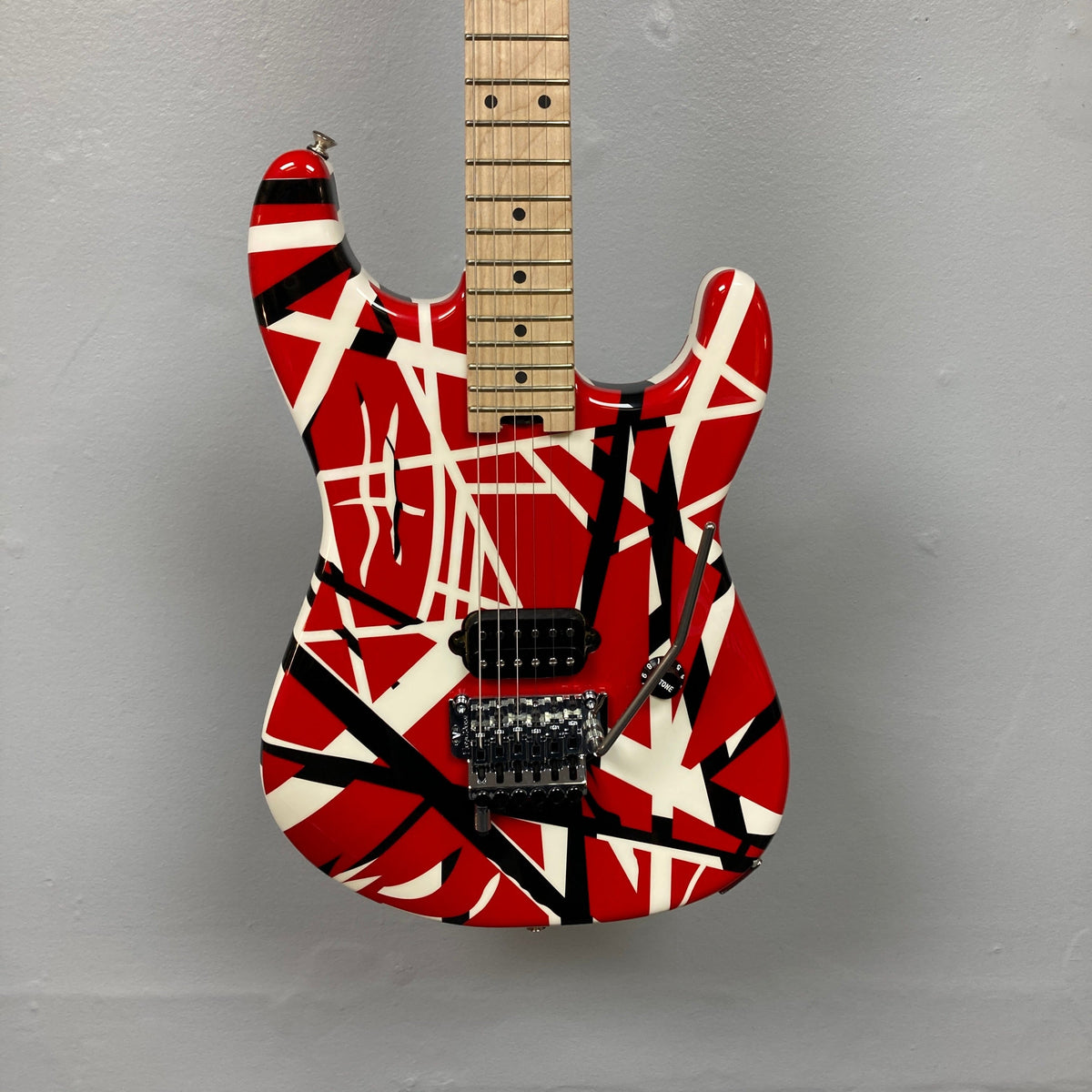 EVH Striped Series Red Black and White Stripes Used