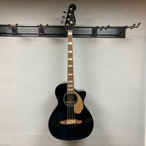 Fender Kingman Acoustic Electric Bass Black w/Hard Case Used