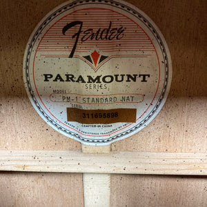 Fender Paramount PM-1 Standard Natural Used