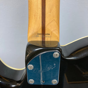 Fender Telecaster TLAC MIJ Acoustic/Electric Hybrid 1993-1997, close-up of neck and body showcasing versatile design and high-quality construction.