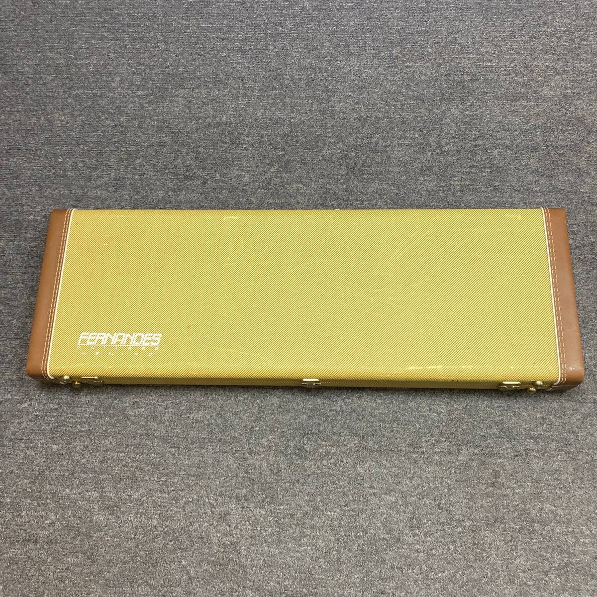 Fernandes Vintage Tweed Electric Guitar Case 1990s