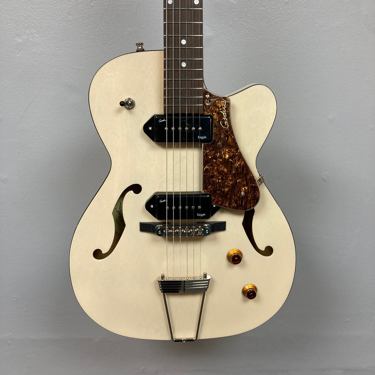 Godin 5th Ave TL Kingpin P90 Trans Cream HG SF