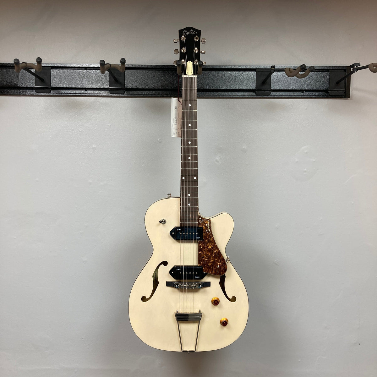 Godin 5th Ave TL Kingpin P90 Trans Cream HG SF