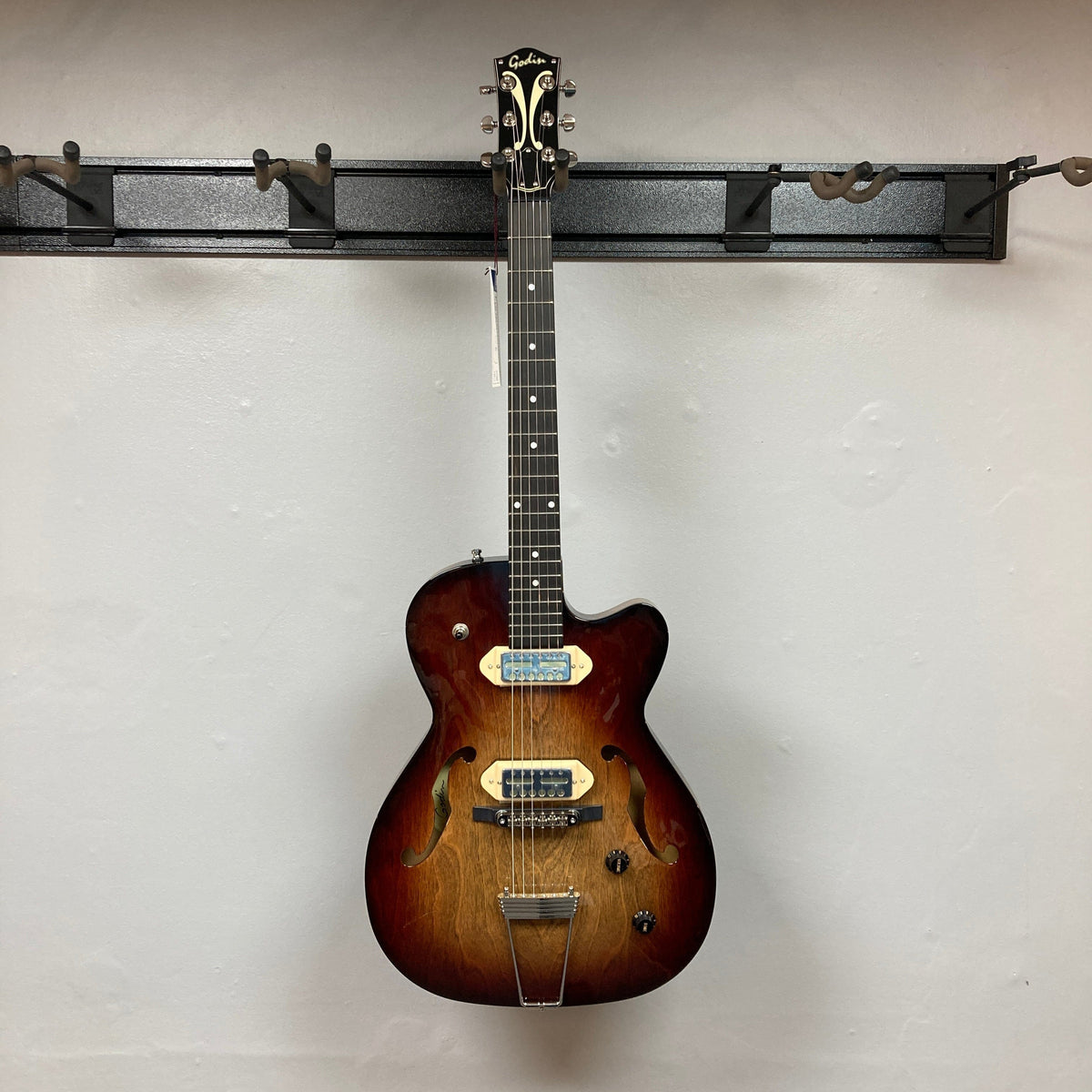 Godin 5th Ave TL Vintage Burst HG Gold Foil SF
