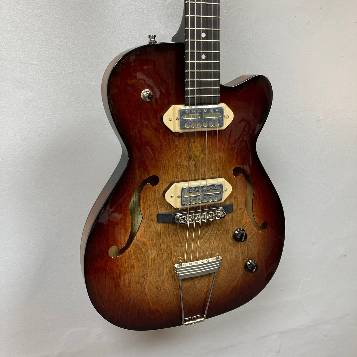 Godin 5th Ave TL Vintage Burst HG Gold Foil SF