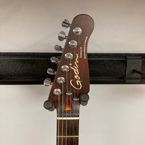 Godin Stadium HT Trans White RN w/gigbag Cosign USED