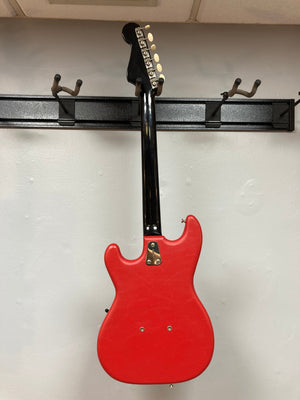 Hagstrom I vintage electric guitar with original case, featuring minimal wear and original flatwound strings.