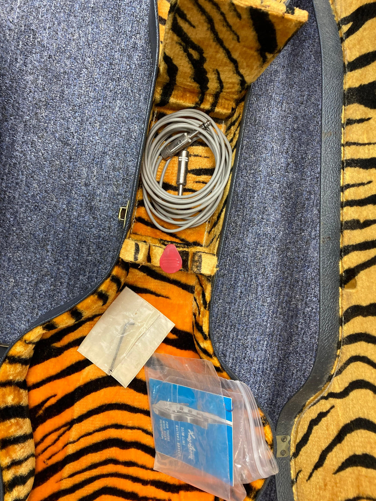 Hagstrom I Vintage Electric Guitar w/ Original Case, cables, and accessories.