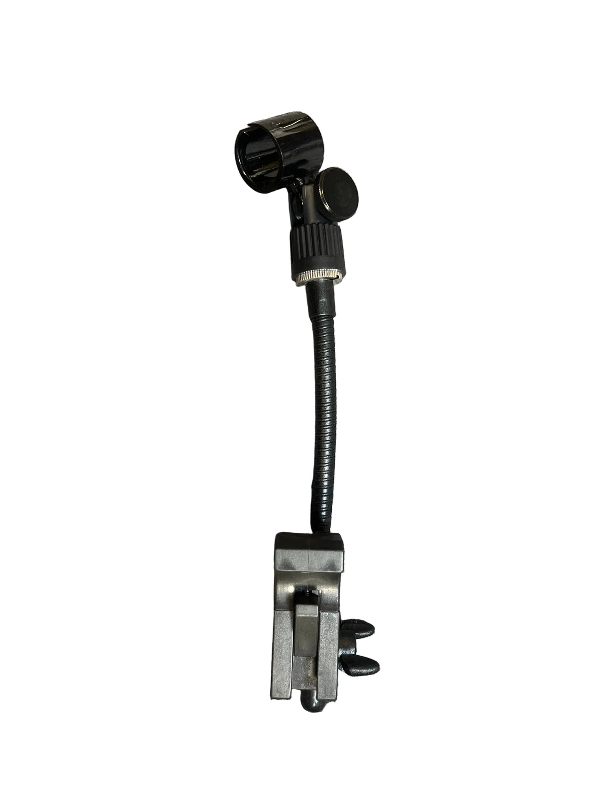 Audix D-Vice Drum Mic Clip Set of 5 (Preowned) by Audix, featuring flexible goosenecks and clamp mounts—ideal for drum mic setups or as replacements for existing microphone clips.