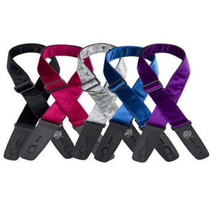 Lock-it Straps Crushed Velvet Series featuring luxurious 2 wide straps with a secure locking system and high-quality leather ends for unmatched comfort and security.