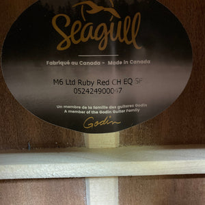 Seagull M6 Ltd Ruby Red CH EQ SF