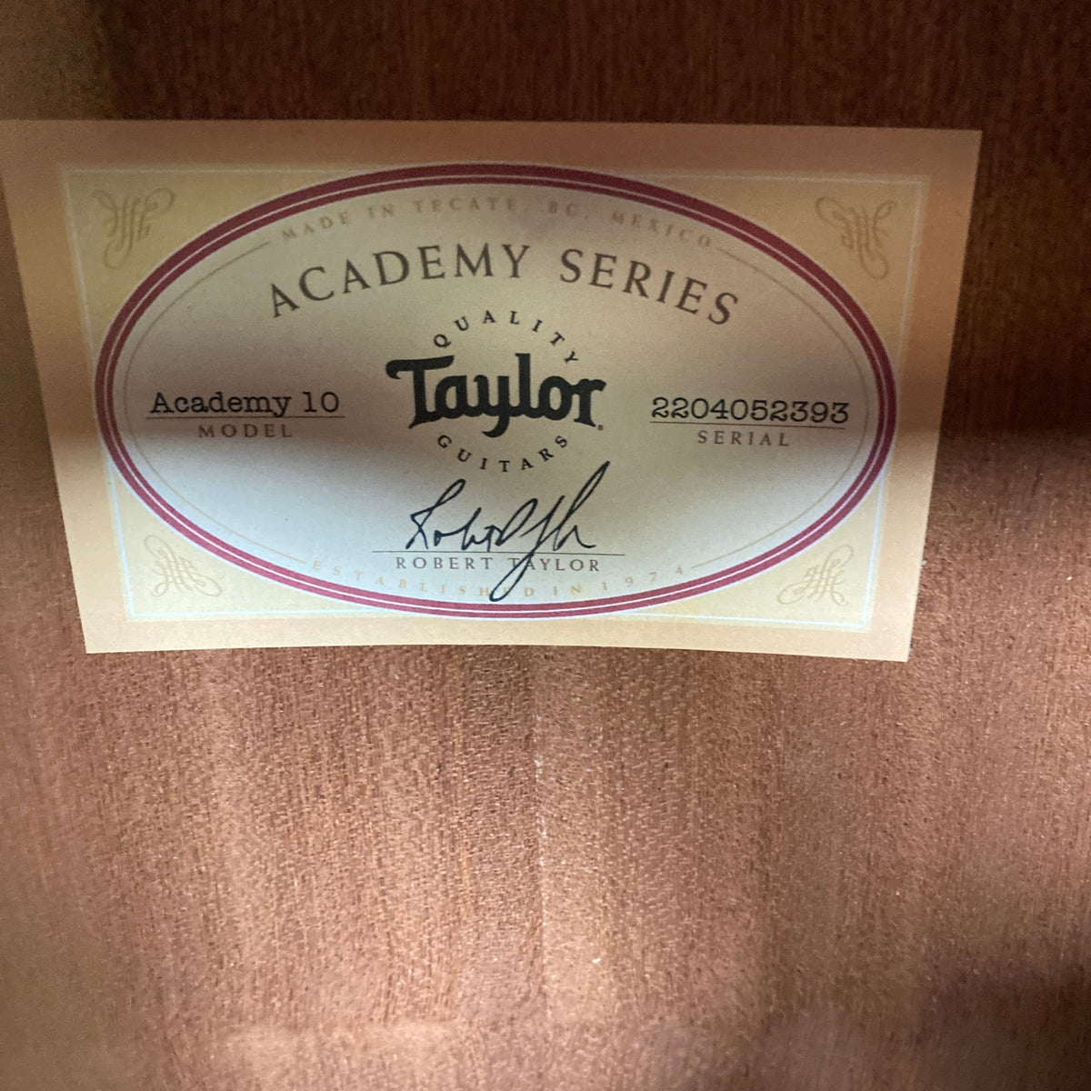 Taylor Academy 10 Acoustic Natural w/Gigbag Used