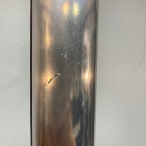 Close-up of the Travis Bean TB1000A Artist Natural 1970s guitar's aluminum neck and metal surface, highlighting its craftsmanship and unique design.