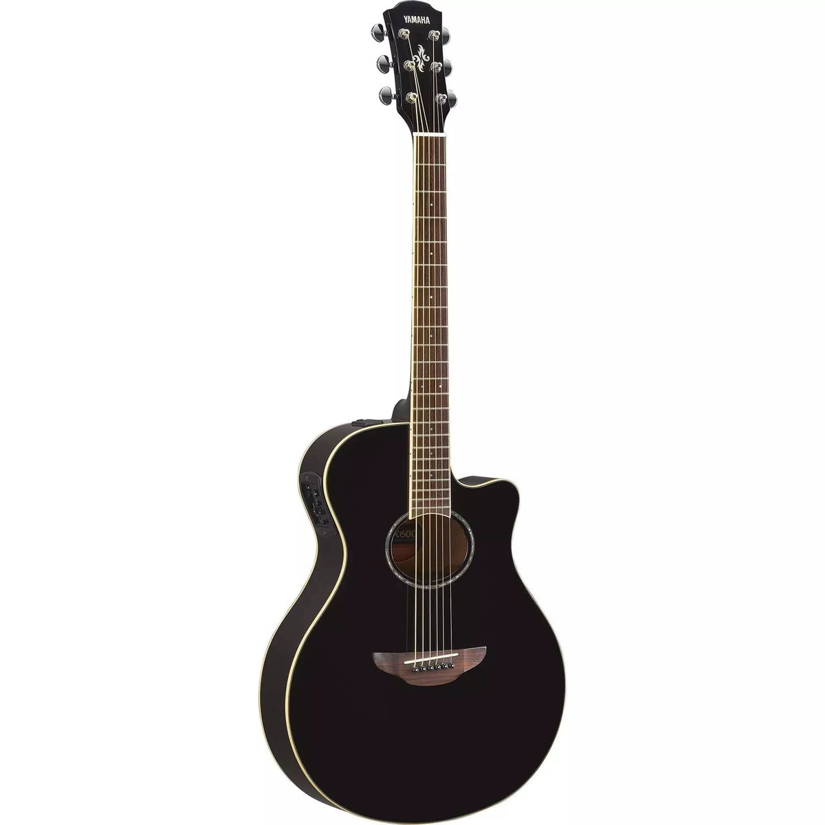 Yamaha APX600 Thinline Matte smoky Black Acoustic-Electric Guitar