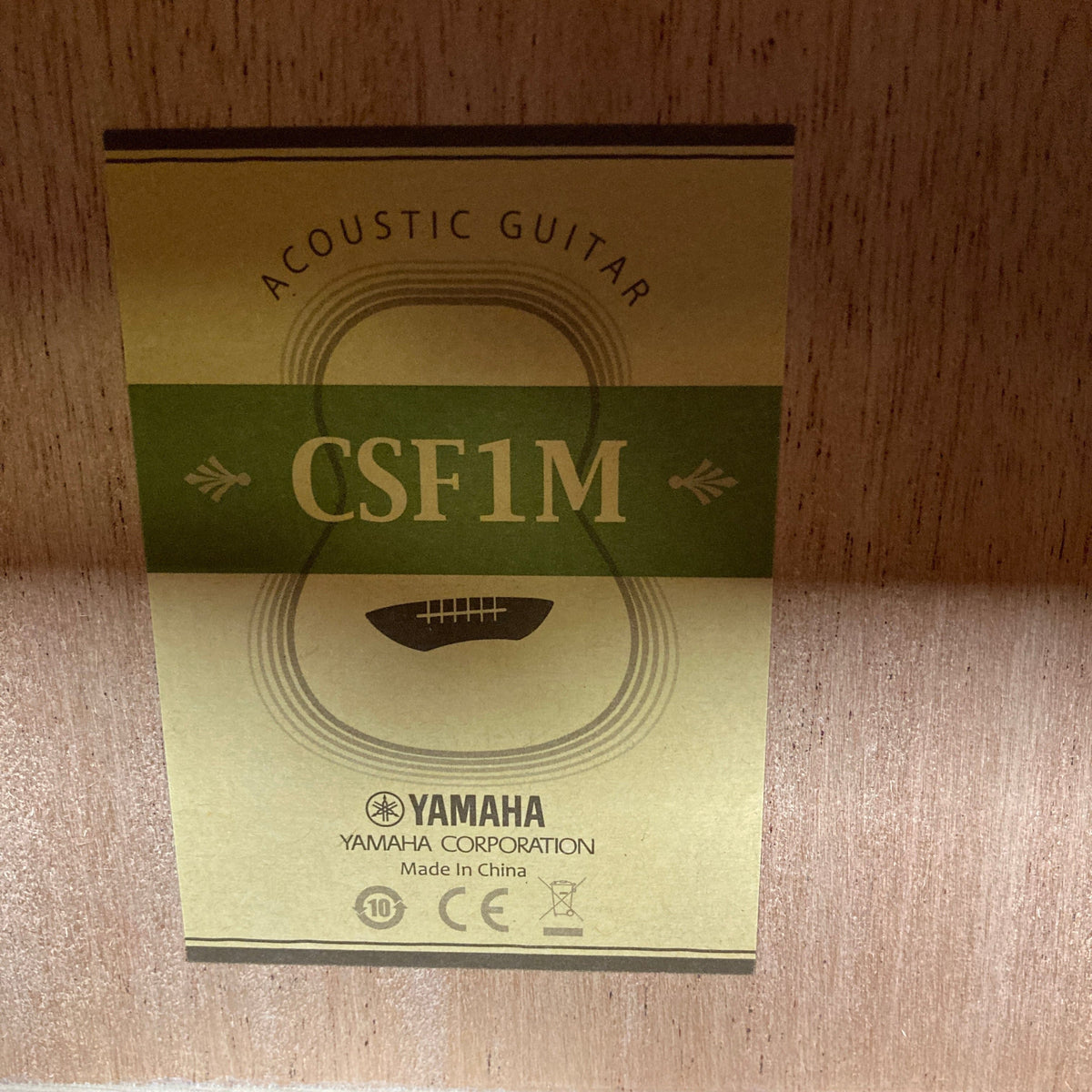 Yamaha CSF1M Parlor Tobacco Brown Sunburst w/Gigbag