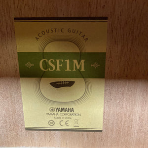 Yamaha CSF1M Parlor Tobacco Brown Sunburst w/Gigbag