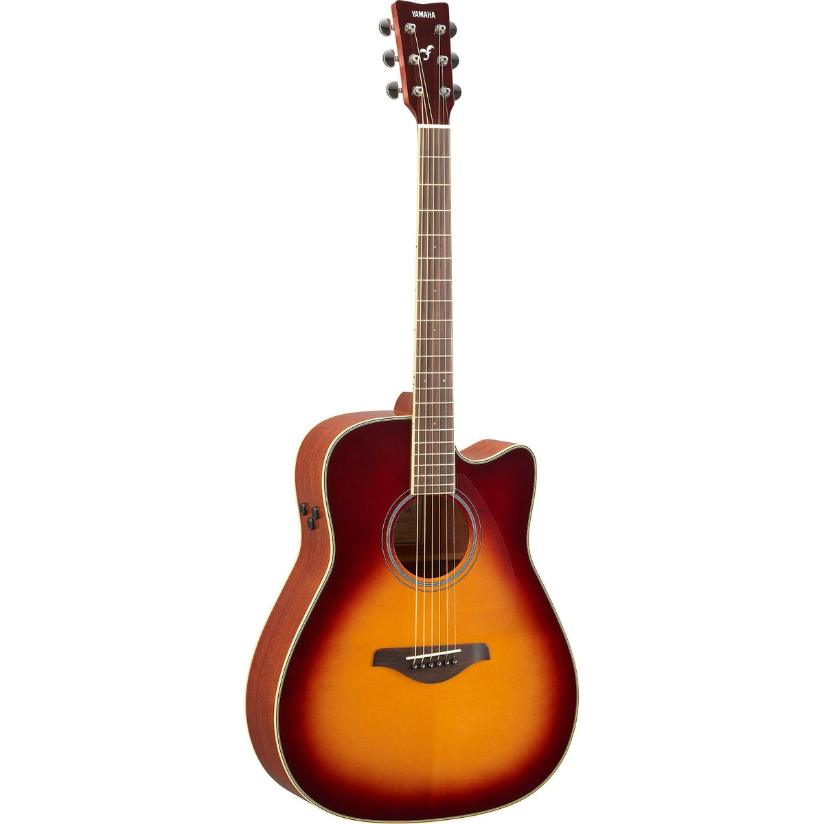 Yamaha FGC-TA TransAcoustic Cutaway Brown Sunburst