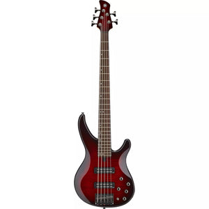 Yamaha TRBX605FM 5-String Electric Bass Guitar Dark Red Burst