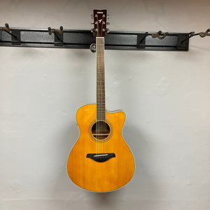 Yamaha Vintage Tint FS Cutaway Transacoustic Guitar