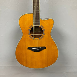 Yamaha Vintage Tint FS Cutaway Transacoustic Guitar